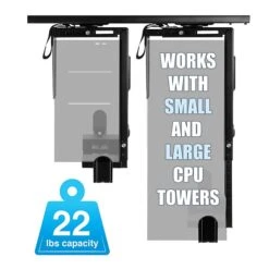 Mount-It! Anti-Theft Under Desk CPU Mount (MI-7156) -Ergot Office Furniture Shop sp49721640 s7