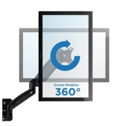 Mount-It! Dual Arm Monitor Wall Mount For 19"-27" Displays (MI-766) -Ergot Office Furniture Shop sp49721657 s7