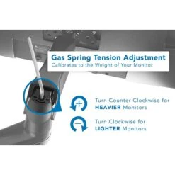 Mount-It! Dual Arm Monitor Wall Mount For 19"-27" Displays (MI-766) -Ergot Office Furniture Shop sp49721658 s7