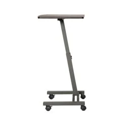 AIRLIFT Mobile Laptop Computer Desk Cart Height-Adjustable From 20.5" To 33", Slim, Walnut -Ergot Office Furniture Shop sp50744643 s7