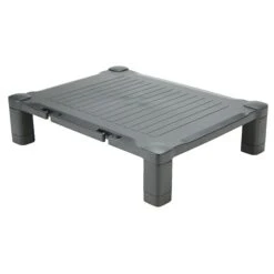 Mind Reader Adjustable Plastic Monitor/ Laptop Stand, Black (PLMONST-BLK) -Ergot Office Furniture Shop sp50899308 s7