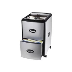 Storex Deluxe 2-Drawer Vertical File Cabinet, Mobile, Letter, Metal, 19" (61352U01C) -Ergot Office Furniture Shop sp50987652 s7