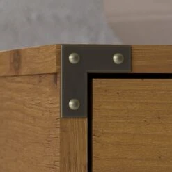 Kathy Ireland® Home By Bush Furniture Ironworks 60W Writing Desk With Drawers, Vintage Golden Pine (KI50105-03) -Ergot Office Furniture Shop sp51222020 s7