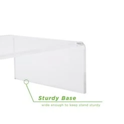 Mind Reader Acrylic Monitor Stand, Durable Monitor Riser For Computer, Laptop, IMac, Dell, Printer Stand, Clear (ACRMON-CLR) 9 Mind Reader Acrylic Monitor Stand, Durable Monitor Riser For Computer, Laptop, IMac, Dell, Printer Stand, Clear (ACRMON-CLR) -Ergot Office Furniture Shop sp51414139 s7