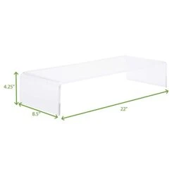 Mind Reader Acrylic Monitor Stand, Durable Monitor Riser For Computer, Laptop, IMac, Dell, Printer Stand, Clear (ACRMON-CLR) 11 Mind Reader Acrylic Monitor Stand, Durable Monitor Riser For Computer, Laptop, IMac, Dell, Printer Stand, Clear (ACRMON-CLR) -Ergot Office Furniture Shop sp51414142 s7