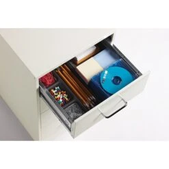 Space Solutions 4-Drawer Mobile Box Drawer Organizer For Office Supplies And Crafts, White, 18'' Deep (19537) -Ergot Office Furniture Shop sp54768822 s7