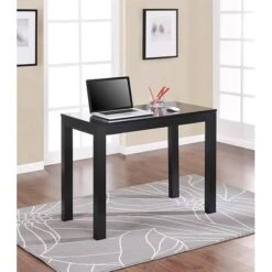 Ameriwood Home Parsons 39"W Desk With Drawer, Black (9178196) -Ergot Office Furniture Shop sp60784315 s7