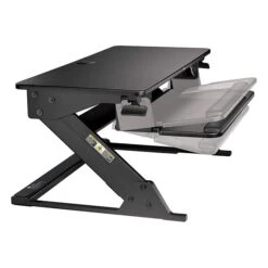 3M™ Precision Standing Desk, 35"W Adjustable Desk Riser With Gel Wrist Rest And Precise™ Mouse Pad, Black (SD60B7) -Ergot Office Furniture Shop sp61910836 s7