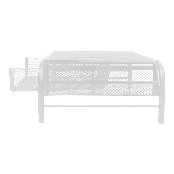 Mind Reader Network Collection Metal Mesh Monitor Stand With Drawer, Up To 24" Monitor, White (MESHMONSTA-WHT) 1 Mind Reader Network Collection Metal Mesh Monitor Stand With Drawer, Up To 24" Monitor, White (MESHMONSTA-WHT)