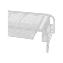 Mind Reader Network Collection Metal Mesh Monitor Stand With Drawer, Up To 24" Monitor, White (MESHMONSTA-WHT) 9 Mind Reader Network Collection Metal Mesh Monitor Stand With Drawer, Up To 24" Monitor, White (MESHMONSTA-WHT) -Ergot Office Furniture Shop sp65247191 s7