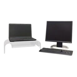 Mind Reader Network Collection Metal Mesh Monitor Stand With Drawer, Up To 24" Monitor, White (MESHMONSTA-WHT) 11 Mind Reader Network Collection Metal Mesh Monitor Stand With Drawer, Up To 24" Monitor, White (MESHMONSTA-WHT) -Ergot Office Furniture Shop sp65247193 s7