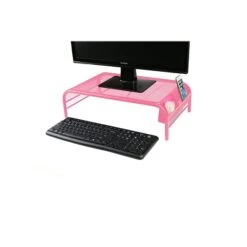 Mind Reader Monitor Stand, Pink (MESHM-PNK) -Ergot Office Furniture Shop sp65451240 s7
