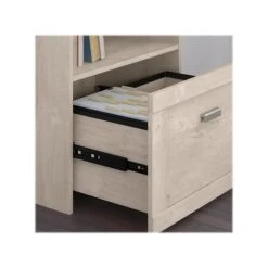 Bush Furniture Townhill 1-Drawer Lateral File Cabinet, Not Assembled, Letter, Madison Cherry/Washed Gray (TNF124WM2-03) -Ergot Office Furniture Shop sp67440453 s7