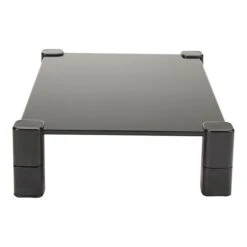 Mind Reader Adjustable Monitor Stand, Black (4LEGLASS-BLK)