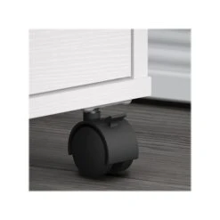 Bush Furniture Key West 60W L-Shaped Desk With 2-Drawer Mobile File Cabinet And 5-Shelf Bookcase, Pure White Oak (KWS016WT) -Ergot Office Furniture Shop sp71589889 s7