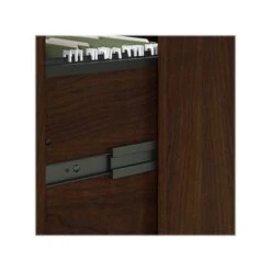 Bush Furniture Key West 60"W L-Shaped Desk Bundle, Bing Cherry (KWS014BC) -Ergot Office Furniture Shop sp71683584 s7