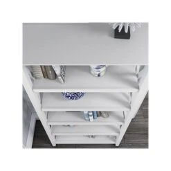 Bush Furniture Key West 30" Secretary Desk With Storage And 5-Shelf Bookcase, Pure White Oak (KWS012WT) 12 Bush Furniture Key West 30" Secretary Desk With Storage And 5-Shelf Bookcase, Pure White Oak (KWS012WT) -Ergot Office Furniture Shop sp71821871 s7