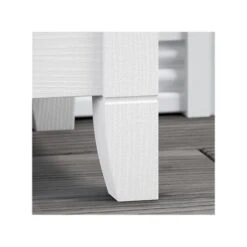 Bush Furniture Key West 60" L-Shaped Desk With Lateral File Cabinet, Pure White Oak (KWS014WT) 12 Bush Furniture Key West 60" L-Shaped Desk With Lateral File Cabinet, Pure White Oak (KWS014WT) -Ergot Office Furniture Shop sp72206244 s7