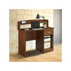 Techni Mobili 41" Table Desk, Oak (RTA-8409-OAK) -Ergot Office Furniture Shop sp72206474 s7