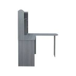 Techni Mobili 47" L-Shaped Desk, Gray (RTA-8410-GRY) -Ergot Office Furniture Shop sp72302811 s7