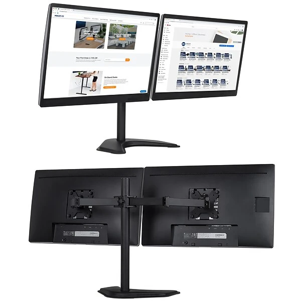 Mount-It! Dual Monitor Stand For 19"-32" Screens (MI-2781B) 6 Mount-It! Dual Monitor Stand For 19"-32" Screens (MI-2781B) - Image 6