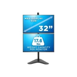 Mount-lt! Adjustable Monitor Stand, Up To 32", Black (MI-1758)