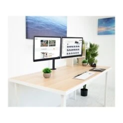 Mount-lt! Adjustable Full Motion Monitor Arm Mount, Up To 32" Monitor, Black (MI-2752L)