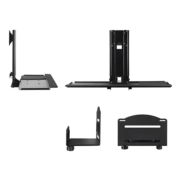 Mount-lt! Adjustable Monitor And Keyboard Wall Mount, Up To 32", Black (MI-7919) 1 Mount-lt! Adjustable Monitor And Keyboard Wall Mount, Up To 32", Black (MI-7919)