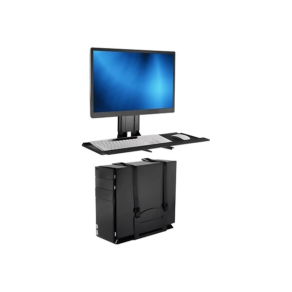Mount-lt! Adjustable Monitor And Keyboard Wall Mount, Up To 32", Black (MI-7919) 3 Mount-lt! Adjustable Monitor And Keyboard Wall Mount, Up To 32", Black (MI-7919) - Image 3