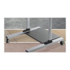 Mount-lt! 37"-55" Adjustable Monitor Rolling Stand Up Desk, Black (MI-7970B) 5 Mount-lt! 37"-55" Adjustable Monitor Rolling Stand Up Desk, Black (MI-7970B) -Ergot Office Furniture Shop sp73744473 s7