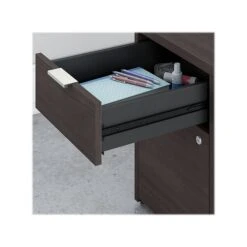 Bush Business Furniture Jamestown 71" Computer Desk With Four Drawers, Storm Gray (JTN005SGSU) -Ergot Office Furniture Shop sp75740638 s7