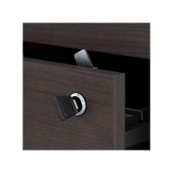 Bush Business Furniture Jamestown 71" Computer Desk With Four Drawers, Storm Gray (JTN005SGSU) -Ergot Office Furniture Shop sp75740641 s7