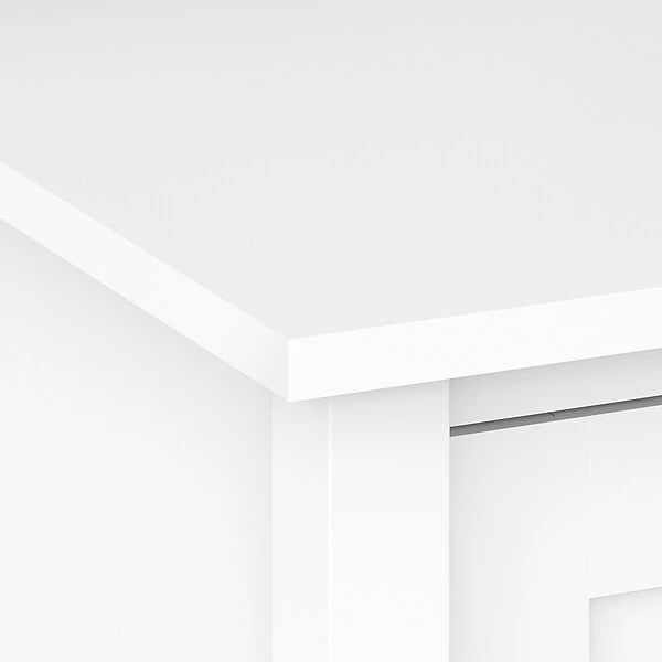 Bush Furniture Broadview 2-Drawer Lateral File Cabinet, Not Assembled, Letter/Legal, Pure White, 30.79" (BDF131WH-03) 3 Bush Furniture Broadview 2-Drawer Lateral File Cabinet, Not Assembled, Letter/Legal, Pure White, 30.79" (BDF131WH-03) - Image 3