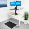 Mount-It! PowerUp Narrow Ergonomic Office Bundle