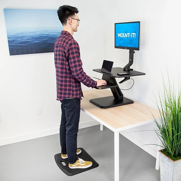 Mount-It! Active Narrow Ergonomic Office Bundle 2 Mount-It! Active Narrow Ergonomic Office Bundle - Image 2