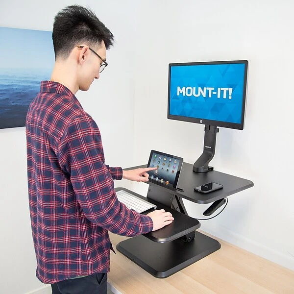 Mount-It! Active Narrow Ergonomic Office Bundle 5 Mount-It! Active Narrow Ergonomic Office Bundle - Image 5