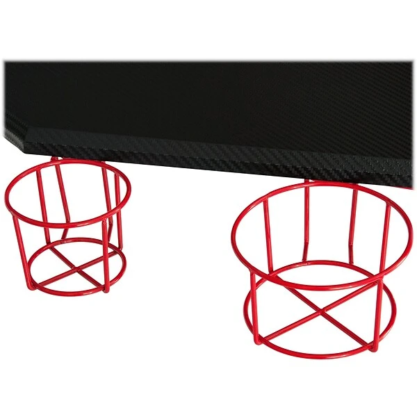 Techni Sport Stryker 50" Computer Desk, Red/Black (RTA-TS201-RED) 5 Techni Sport Stryker 50" Computer Desk, Red/Black (RTA-TS201-RED) - Image 5