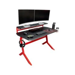 Techni Sport Stryker 50" Computer Desk, Red/Black (RTA-TS201-RED) 12 Techni Sport Stryker 50" Computer Desk, Red/Black (RTA-TS201-RED) -Ergot Office Furniture Shop sp80060189 s7