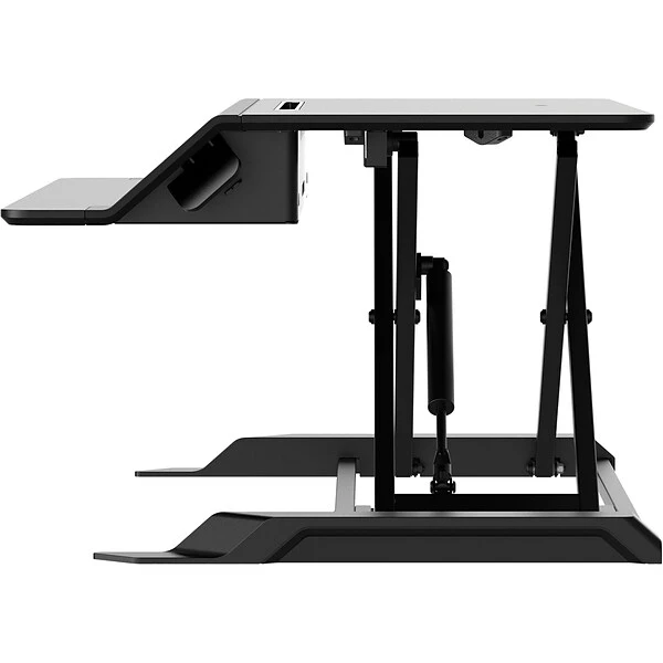 Fellowes Lotus LT 4"-16" Standing Desk Converter, Black (8215001) 2 Fellowes Lotus LT 4"-16" Standing Desk Converter, Black (8215001) - Image 2