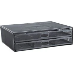 Mind Reader Monitor Stand, Black (2TDMESHY-BLK)