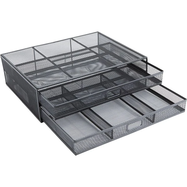 Mind Reader Monitor Stand, Black (2TDMESHY-BLK) 3 Mind Reader Monitor Stand, Black (2TDMESHY-BLK) - Image 3