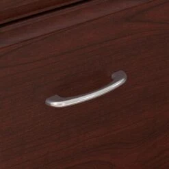 Bush Furniture Cabot 36"-42"H 3 Position Sit To Stand Corner Bookshelf Desk With Lateral File Cabinet, Harvest Cherry(CAB056HVC) 10 Bush Furniture Cabot 36"-42"H 3 Position Sit To Stand Corner Bookshelf Desk With Lateral File Cabinet, Harvest Cherry(CAB056HVC) -Ergot Office Furniture Shop sp85005940 s7