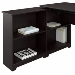 Bush Furniture Cabot 36"-42"H 3 Position Sit To Stand Corner Bookshelf Desk, Espresso Oak (WC31816) 10 Bush Furniture Cabot 36"-42"H 3 Position Sit To Stand Corner Bookshelf Desk, Espresso Oak (WC31816) -Ergot Office Furniture Shop sp85006003 s7