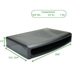 Mind Reader Monitor Stand, Black (KEYDESK-BLK) -Ergot Office Furniture Shop sp85144560 s7