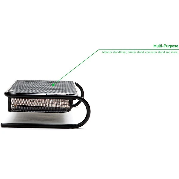 Mind Reader Monitor Stand, Black (MESHKING-BLK) 2 Mind Reader Monitor Stand, Black (MESHKING-BLK) - Image 2