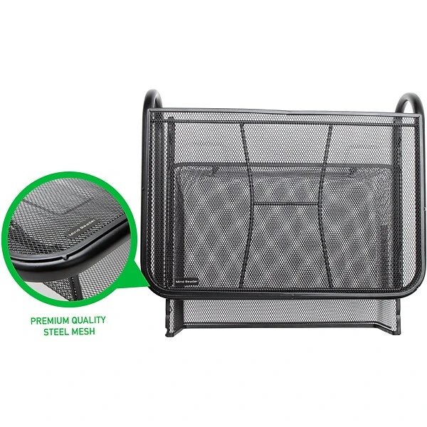 Mind Reader Monitor Stand, Black (MESHKING-BLK) 3 Mind Reader Monitor Stand, Black (MESHKING-BLK) - Image 3