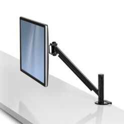 Fellowes Designer Suites Flat Panel Monitor Arm, Up To 21", Black Pearl (8038201) -Ergot Office Furniture Shop sp88396235 s7