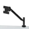 Fellowes Designer Suites Flat Panel Monitor Arm, Up To 21", Black Pearl (8038201)