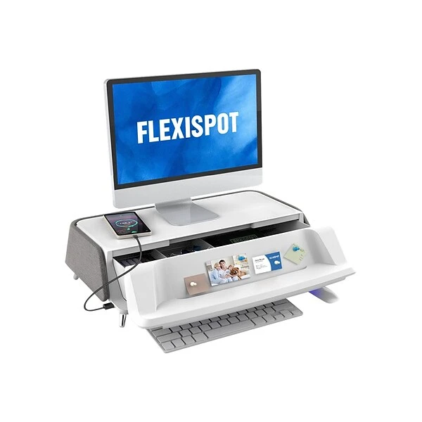 Flexispot MonitorStand Workstation, 17"-30" Monitor, Gray (S6G) 2 Flexispot MonitorStand Workstation, 17"-30" Monitor, Gray (S6G) - Image 2