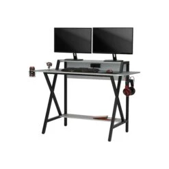 Studio Designs Challenger 53" Metal Computer Desk, Silver/Black (51256) 9 Studio Designs Challenger 53" Metal Computer Desk, Silver/Black (51256) -Ergot Office Furniture Shop sp91092244 s7